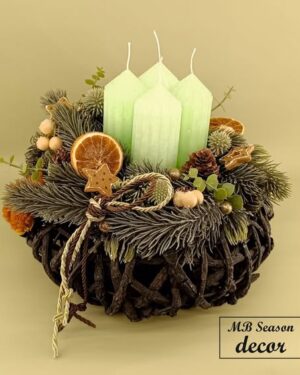 Inda alapú adventi koszorú