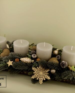 'Klasszikus elegancia'- adventi dekoráció